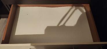 İşlənmiş, 3 qapılı, Siyirməli, Qəhvəyi, Taxta, Açılan, Düz dolab — 5