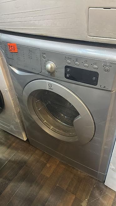 19 litr su: Paltaryuyan maşın Indesit, 7 kq, Avtomat, Qurutmasız, Kredit yoxdur — 1