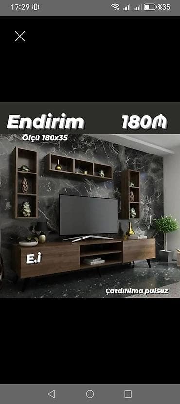 taxta sıxan: Yeni, TV stend — 1
