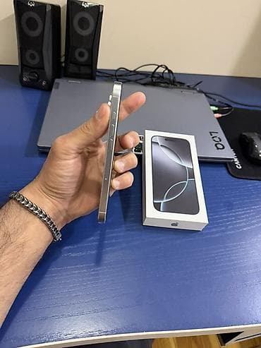 damla su filteri: IPhone 16 Pro, 256 GB, Ağ, Face ID — 7