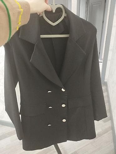 dəri jaket: Ağ rəngli qadın blezeri – La Faba - Brend: La Faba - Ölçü: EU 36 (UK — 6