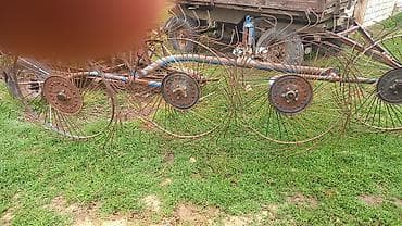 traktor satışı: Məhsul: Traktor üçün təkərli ot yığan (saman/yonca cəngəli), 7 diskli — 4