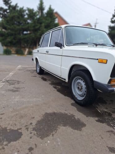 ваза стеклянная прозрачная высокая без узора: VAZ 2106 sedan - Korpus: Ağ rəng, 4 qapı, xrom ön-arka bamperlər — 7