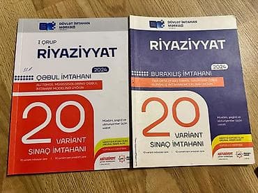 (uzerinde sade karandasla gedyler var.) Riyaziyyat – 20 Variant Sınaq lalafo.az -da (uzerinde sade karandasla gedyler var.) Riyaziyyat – 20 Variant Sınaq