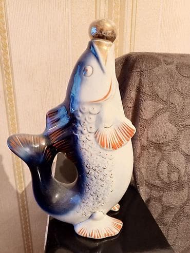 Fiqur, Keramika, rəng - Ağ