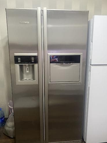 2 qapılı Soyuducu Satılır, rəng - Gümüşü, Dispenserli — 1