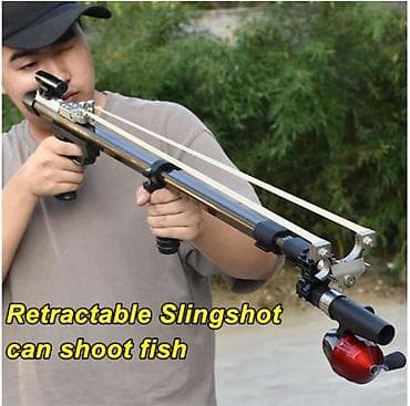 Teleskopik qarmaqlı balıq ovlama dəsti – elastik bantlı oxatma