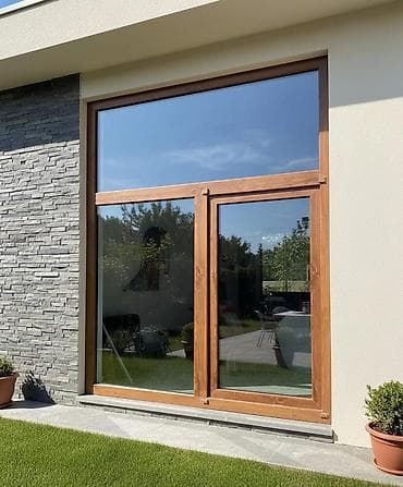 ev sekili: Yeni İkiqat şüşə paketi Plastik pəncərə, Еni: 1 sm, Uzunluğu: 1 sm — 2