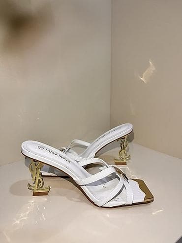 ysl ayaqqabi: YSL, Ölçü: 39, rəng - Ağ, Yeni — 2