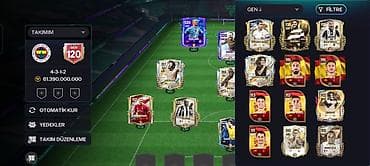 Искусство и коллекционирование: FIFA Mobile hesabı – 120 GEN komanda, 4-3-1-2 taktika Xüsusiyyətlər: - — 2