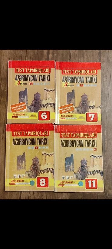 “Test Tapşırıqları – Azərbaycan Tarixi”: 6 (2005), 7 (2005), 8