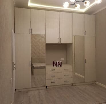 шкаф в зал: Düz dolab, Yataq otağı üçün, Paltar üçün, Açılan, Quraşdırıla bilən, 2 qapılı — 1