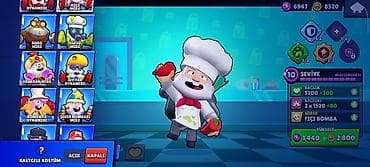 is elanlari qusar: Brawl Stars oyun hesabı - Kupa: 35,612 (ən yüksək 35,621), Kupa Yolu — 10