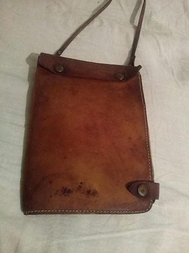 cins sumka: Satilir Təcili Qədimdən qalma Antik Hərbi Çanta İtalyan İstehsali — 3