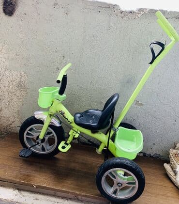 детские трехколесные велосипеды вest trike: İşlənmiş Üç təkərli Uşaq velosipedi 12", sürətlərin sayı: 1, Ünvandan götürmə, Ödənişli çatdırılma — 3