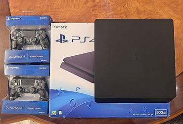 nintendo switch 2. el: PlayStation 4 slim 500gb + 2pult
Plombalı ideal vəziyyətdə — 2