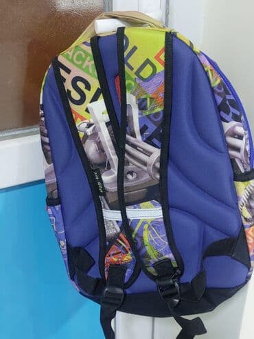 uşaq sortiki: Rəngarəng uşaq/gənc çantası – Glossy Bird . Ortopedik və keyfiyyətli — 3