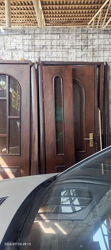 qapi ucun setkalar: Taxta giriş/interyer qapıları – komplekt - Material: kütləvi ağac — 1