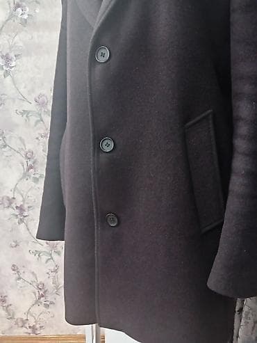 ust geyimleri: Kişi palto – BIQMEN - Rəng: tünd qəhvəyi (çox tünd ton) - Kəsim — 3