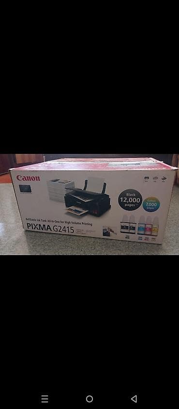printer temiri: Canon PIXMA G2415 – doldurula bilən mürəkkəb çənli çoxfunksiyalı — 2
