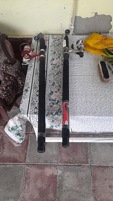 Balıqçı ləvazimatları dəsti - 2 ədəd teleskopik balıqçı çubuğu. Hər