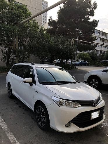 formula teker: Toyota Corolla Fielder Hybrid – ağ rəngli, universaldır — 5