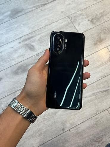 ev telefonlar: Huawei Nova Y70, 128 GB, rəng - Qara, Zəmanət, Barmaq izi, İki sim kartlı — 2