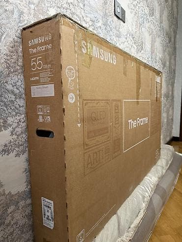boyuk televizor: Yeni Televizor Samsung QLED 55" 4K (3840x2160), Pulsuz çatdırılma, Ödənişli çatdırılma — 2