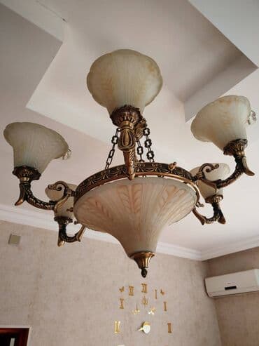 bağ setkasi: 9 şamlı bürünc çılçıraq — 1