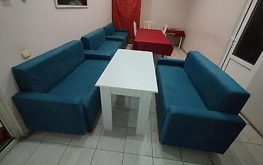 Restoran mebeli: Kafe restoran uçun yeni divan masa desti bir dest 330₼ satılır rəng — 1