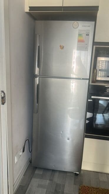 Мясорубки: 2 двери Samsung Холодильник Продажа, цвет - Серый — 1