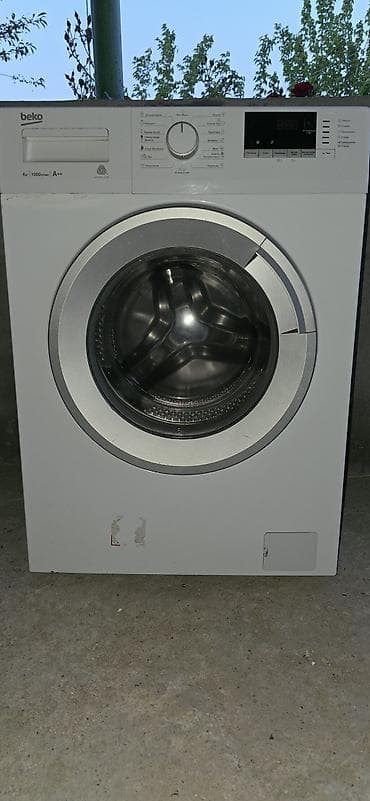 masin ucun soyducu: Paltaryuyan maşın Beko, 6 kq, İşlənmiş, Avtomat, Qurutmasız — 2