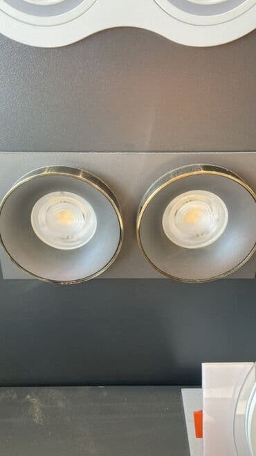 алчипан потолок: Məhsul: Gömülü LED spot işıqlar (tək və ikiqat modellər) Təsvir: - — 4