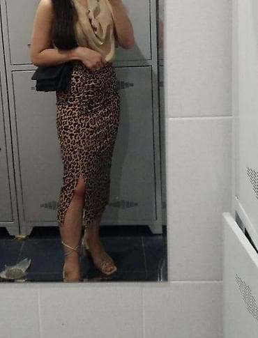 ted baker: Leopar naxışlı qələm ətək - Model: dar kəsimli, beldən oturan qələm — 2