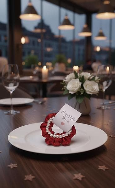 Satendən saç scrunchie (saç rezini) - Material: hamar və parlaq satən — 5