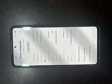 a53 ekran: Samsung Galaxy A53 5G, 128 GB, rəng - Mavi, İki sim kartlı — 1