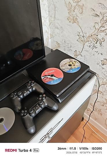bambu lab a1: Salam ps 4 satilir 500gb 2 pult pultlar kabeller hamisi yenidir ps 4 — 1