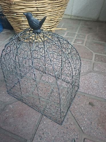 tor setkalar: Dekorativ metal tor örtük/klosh - Material: möhkəm metal məftildən — 3