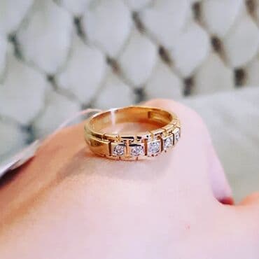 nişan üzükleri: Nişan, Üzük, Versace, Sarı qızıl, 750 Əyar, Brilyant — 5