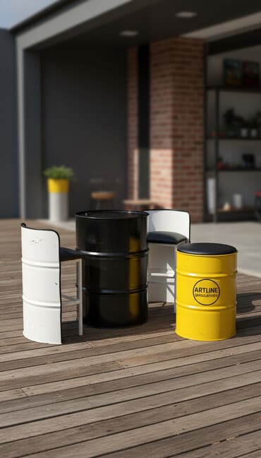 kömür tozu: Yeni, Açılan, Yumru masa, 2 stul — 1