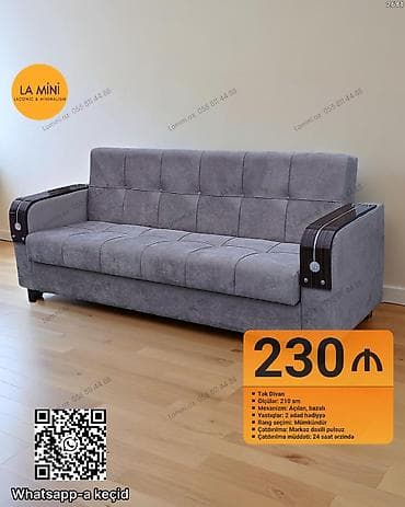 dekor mebel: Divan, Açılan, Bazalı, Şəhərdaxili pulsuz çatdırılma — 1