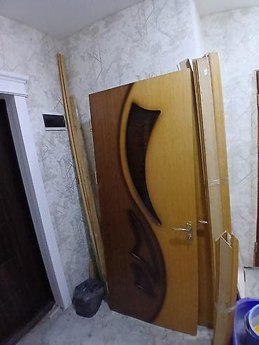 otaq qapsi: Daxili otaq qapısı – ağac dekorlu, ikirəng keçidli (açıq palıd və tünd — 2