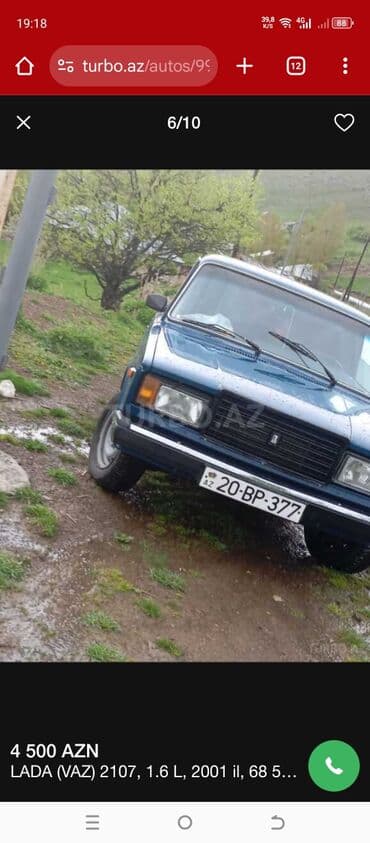 diski teker type 1: VAZ (LADA) 2107: 1.6 l | 2001 il 68 km Sedan — 4