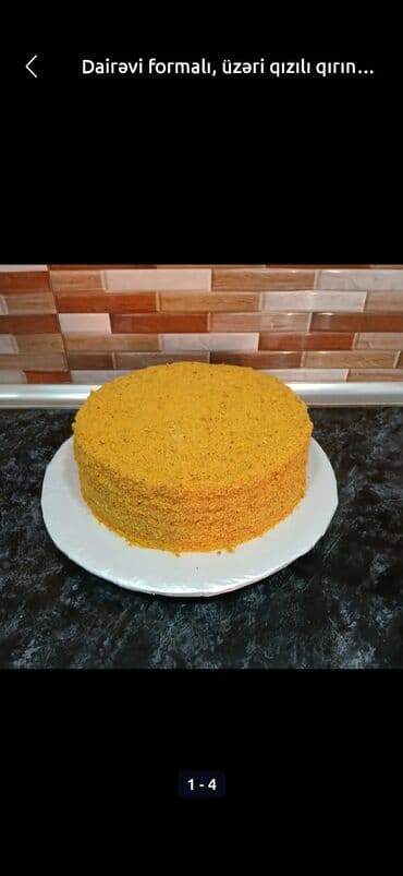 xonça şəkli: Ev şirniyyatları – sifarişlə hazırlanır - Badambura: klassik qat-qat — 3