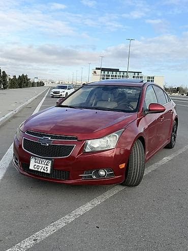 elden ele kredit masinlar: Chevrolet Cruze LTZ sedan - Korpus: 4 qapılı sedan, qırmızı rəng - — 2