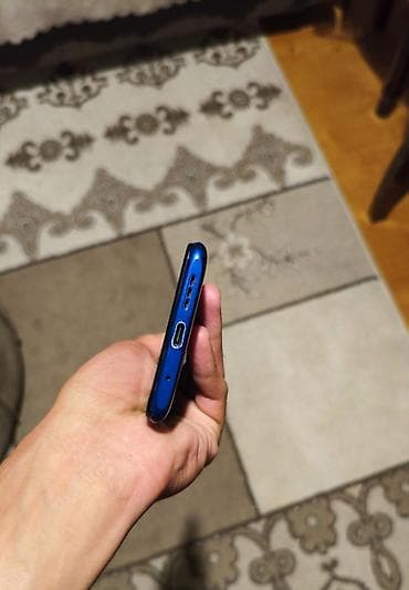 hyperx cloud 3: Poco M3, 128 GB, rəng - Mavi, Barmaq izi — 6