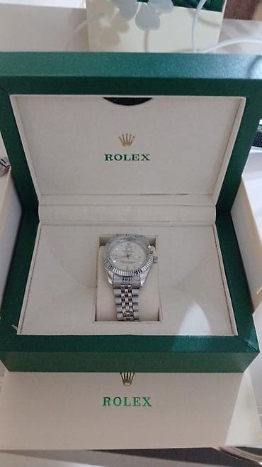 bil: Rolex kişi qol saatı – klassik gümüş tonlarda - Model xətti: Rolex — 1
