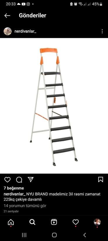 direl türkçe ne demek: DİQQƏT: Mağaza deyil.Anbar şirkət satışıdır.Hər çeşiddə Nərdivanların — 29