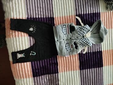 sevgililer ucun dest geyimler: Uşaq geyimləri dəsti - Krem rəngli uzunqol bodi: ön hissədə şirin — 12