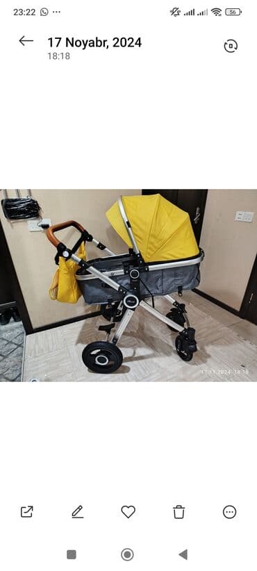 kolyaskalar: Çıxarıla bilən beşikli araba, Yeni, Ünvandan götürmə, Ödənişli çatdırılma — 1